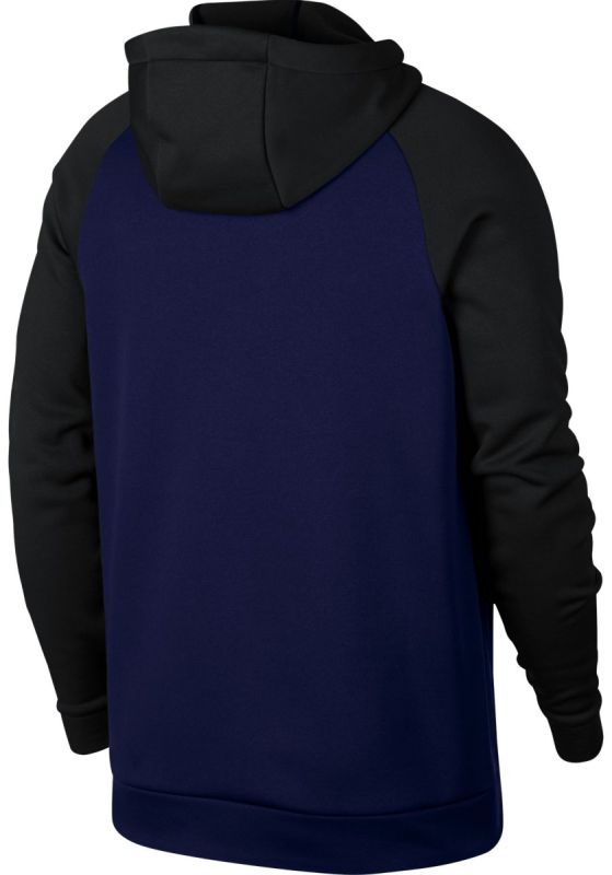 nike therma hoodie blue void