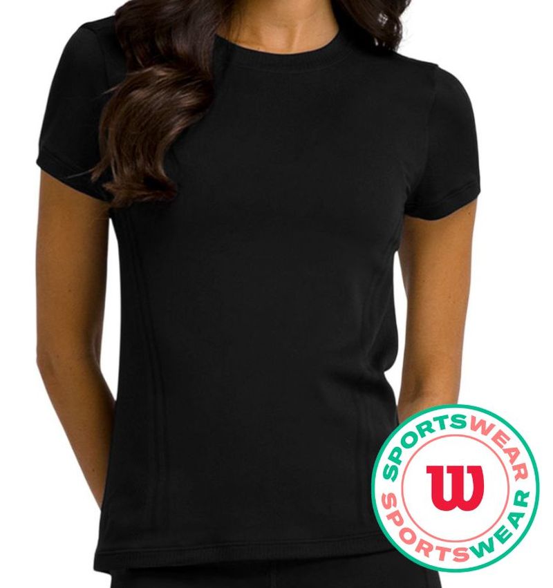 Wilson Pro Seamless Tennis Tee - black 