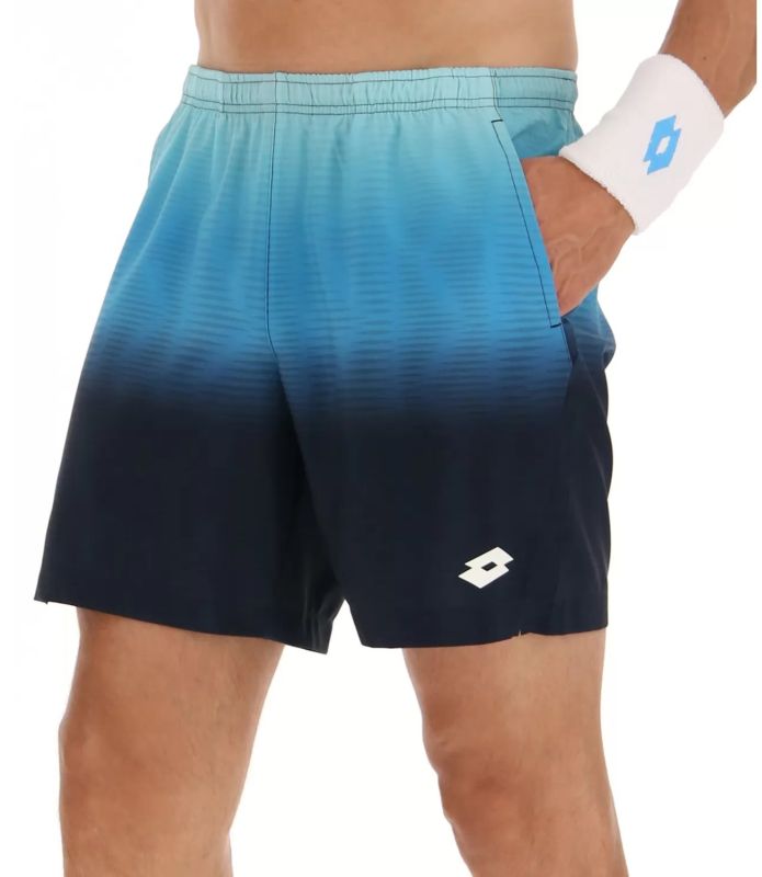 Lotto Top IV Short7 2 - blue atoll/navy blue Lotto Top IV Short7 2 - blue atoll/navy blue