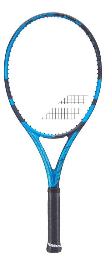 Babolat Pure Drive 107 2021 - blue + naciąg + usługa serwisowa