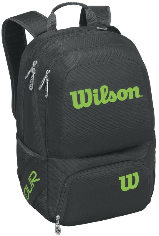 Wilson Tour V Backpack Medium - black/lime