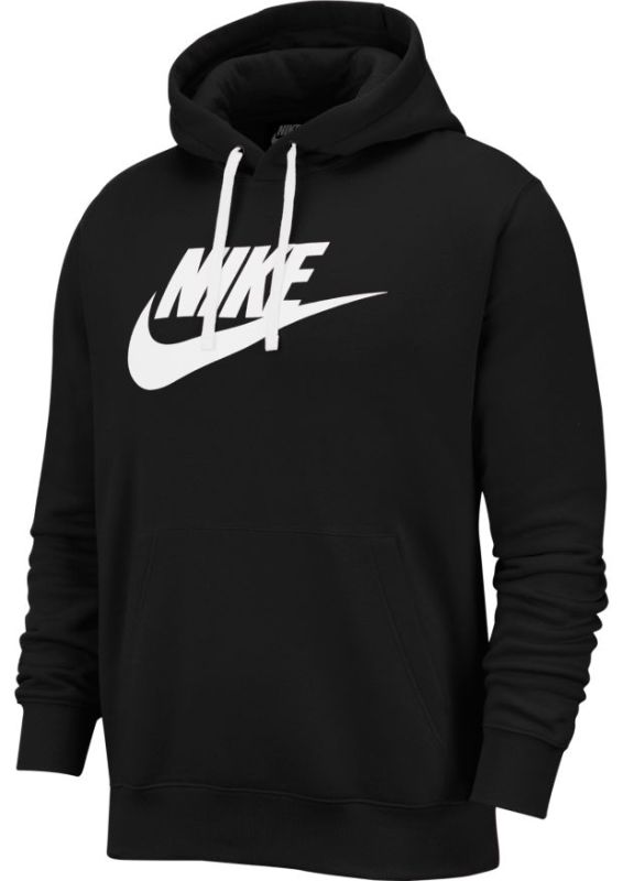 Nike Sportswear Club Hoodie M - black/black/white