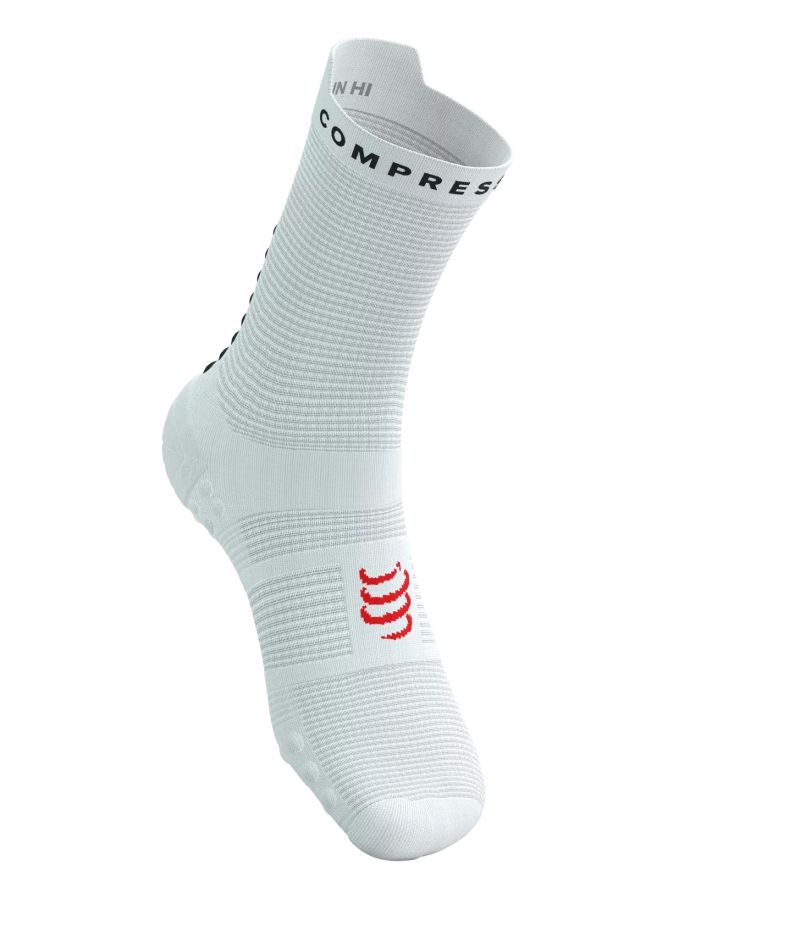 Compressport Pro Racing v4.0 Run High 1P - white/black