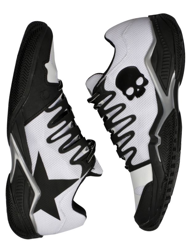 Hydrogen Tennis Skull Shoes - white/black