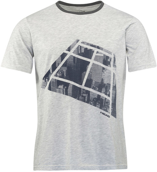 Head Addison T-Shirt M - grey melange