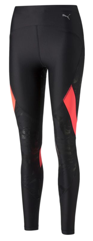Puma Ultraform High Waist Full Length Printed Running Tights - puma black/sunset