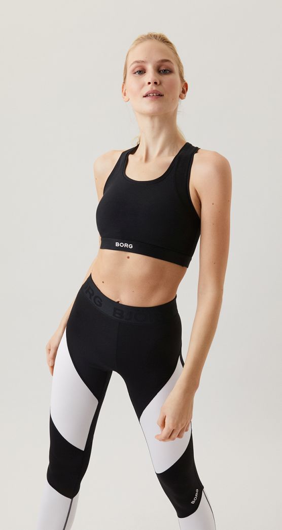 Björn Borg Medium Top Sky Solid W - black beauty
