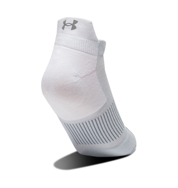Under Armour ArmourDry Run No Show 1P - white/gray