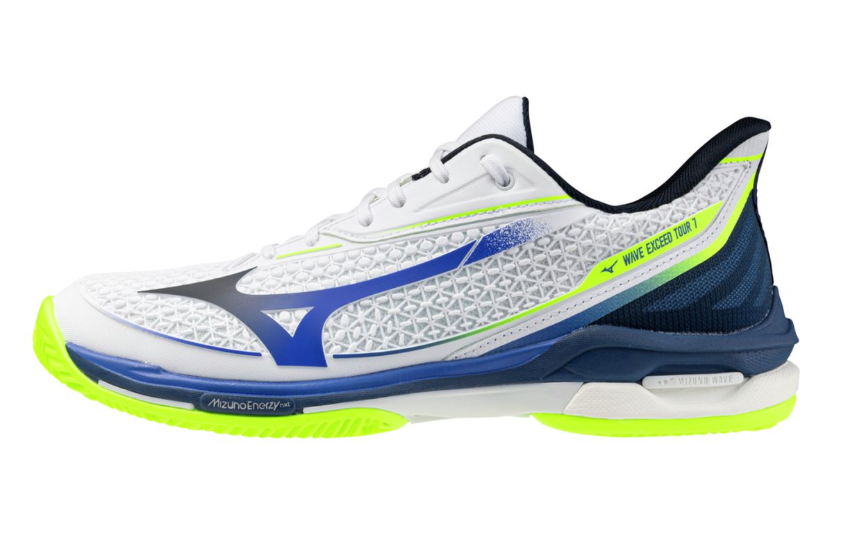 Mizuno Wave Exceed Tour 7 CC - white/dazzling blue/light yellow Mizuno Wave Exceed Tour 7 CC - white/dazzling blue/light yellow
