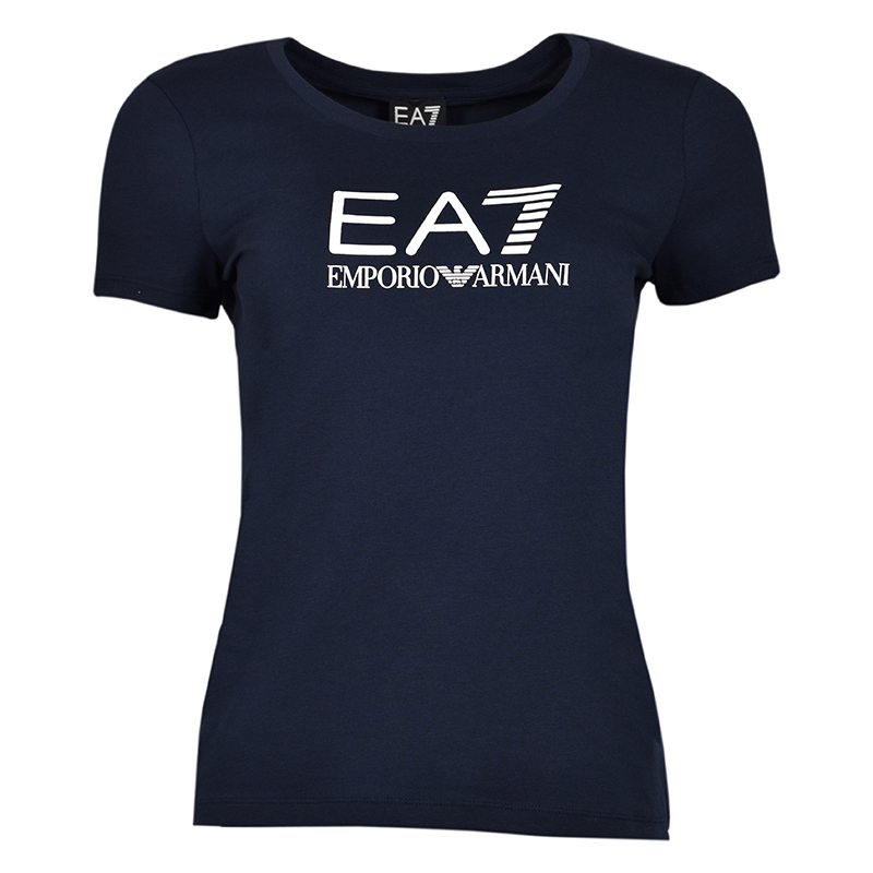 EA7 Woman Jersey T-Shirt - navy blue EA7 Woman Jersey T-Shirt - navy blue