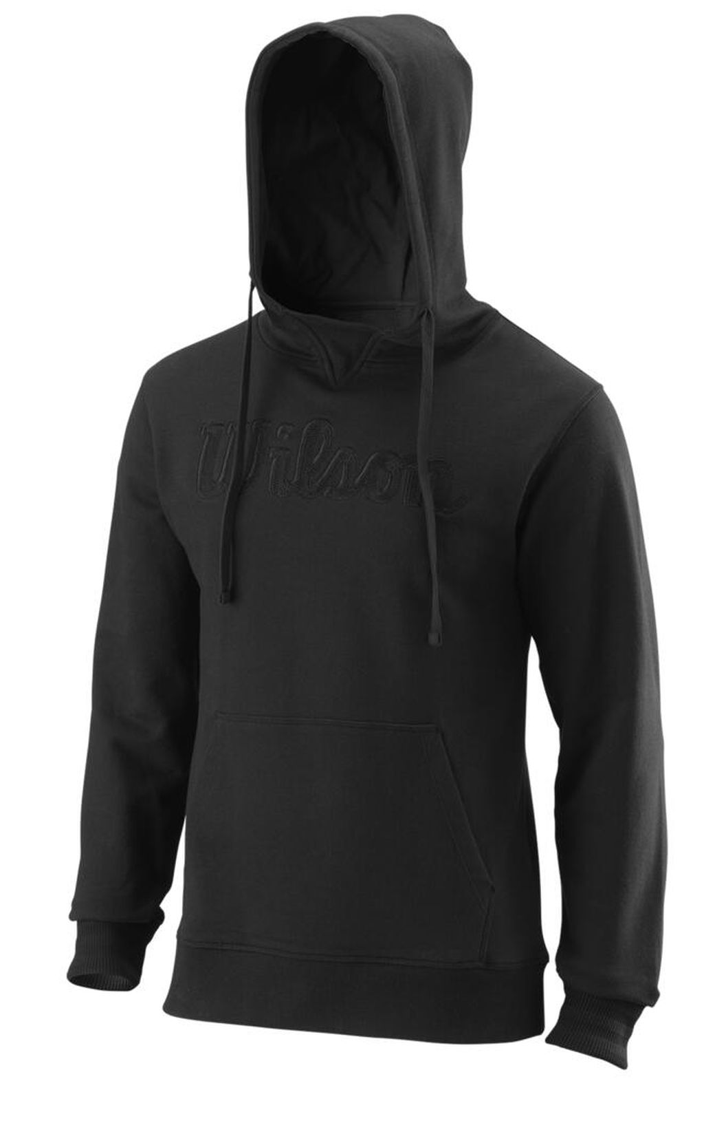 Wilson Night Script Eco Cotton PO Hoody Slimfit - black/black