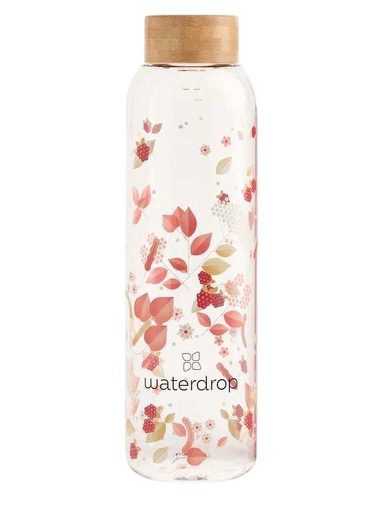 Waterdrop Glass Bottle (600ml) - flair