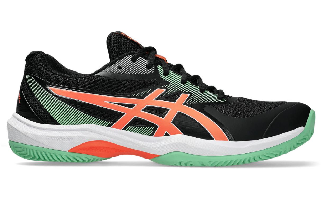 Asics Game FF Padel - black/vivid coral