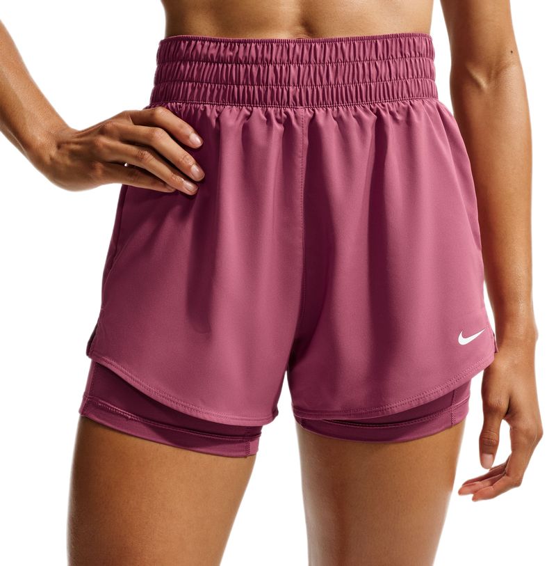 Damskie spodenki Nike Dri-Fit One - pink smoke/white
