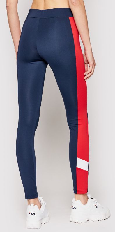 Fila Alya Blocked Tights Women - black iris/true red/bright white
