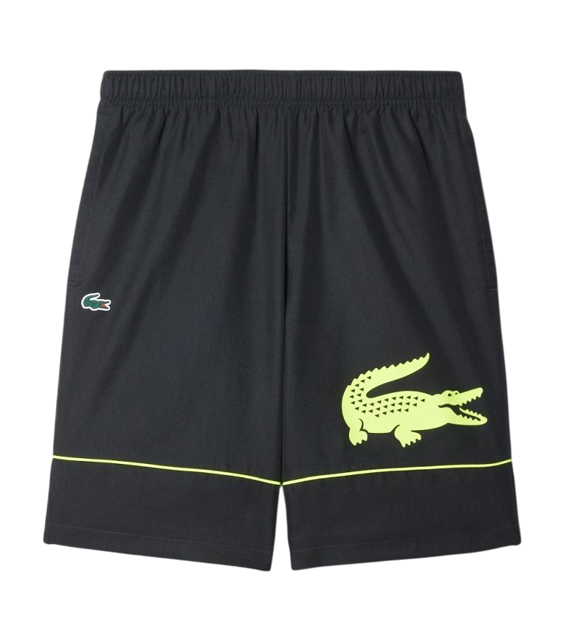 Lacoste Printed Diamond Taffeta - black/flashy yellow