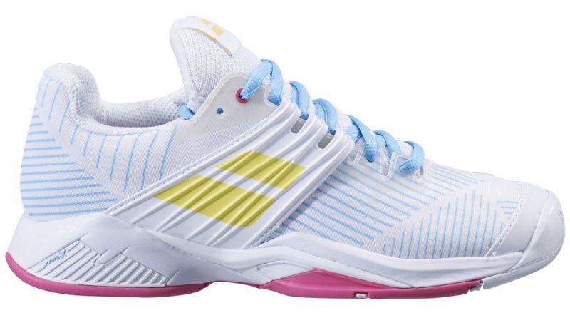 Babolat Propulse Fury All Court Women - white/sulphur spring