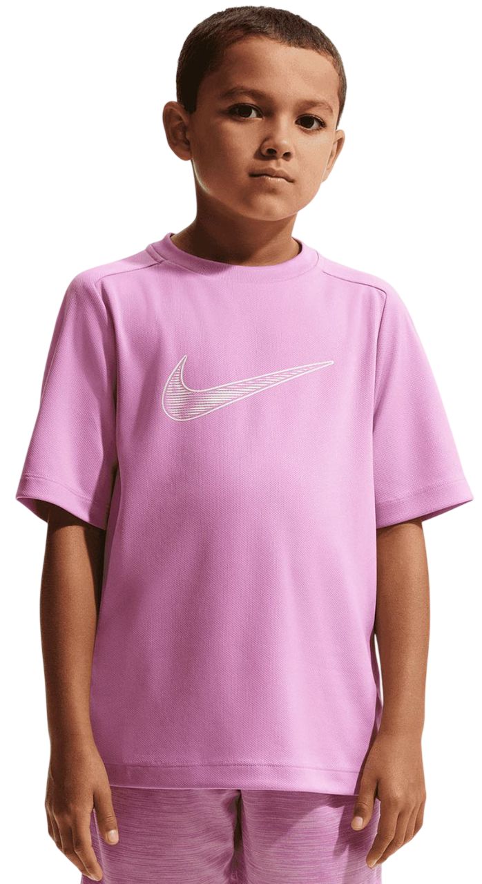 Nike Boys Dri-FIT Multi Short Sleeve - light magenta/white Nike Boys Dri-FIT Multi Short Sleeve - light magenta/white
