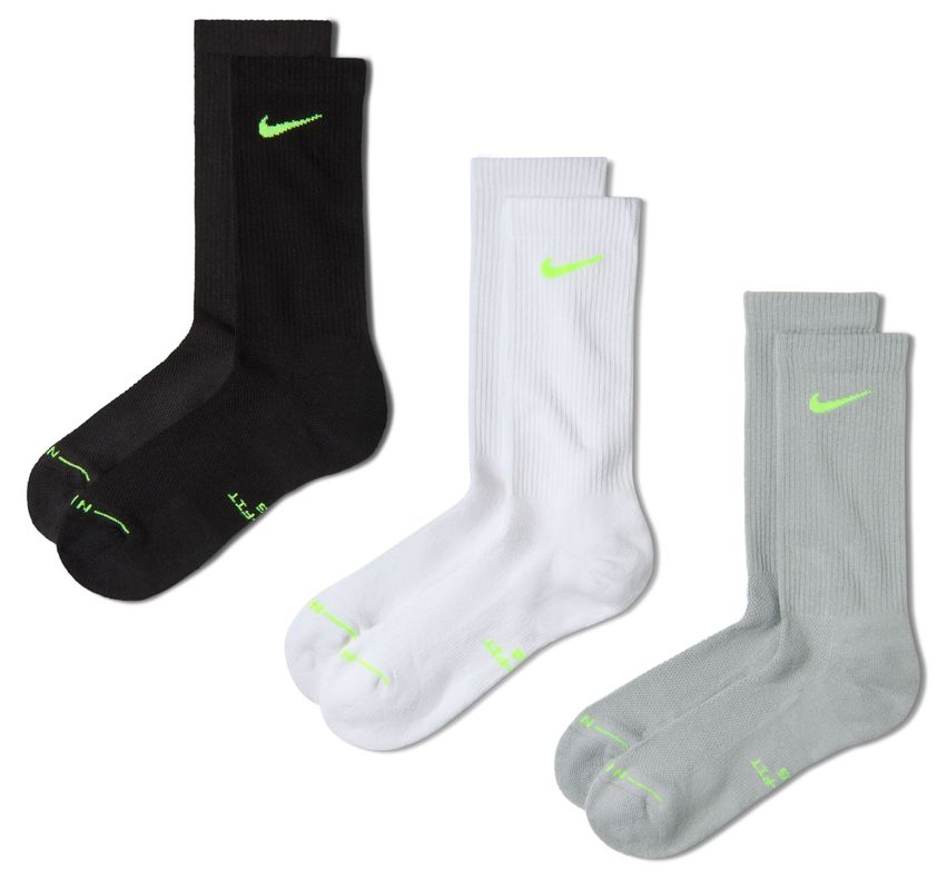 Skarpety tenisowe Nike Everyday Elevated Crew 3P - multicolor