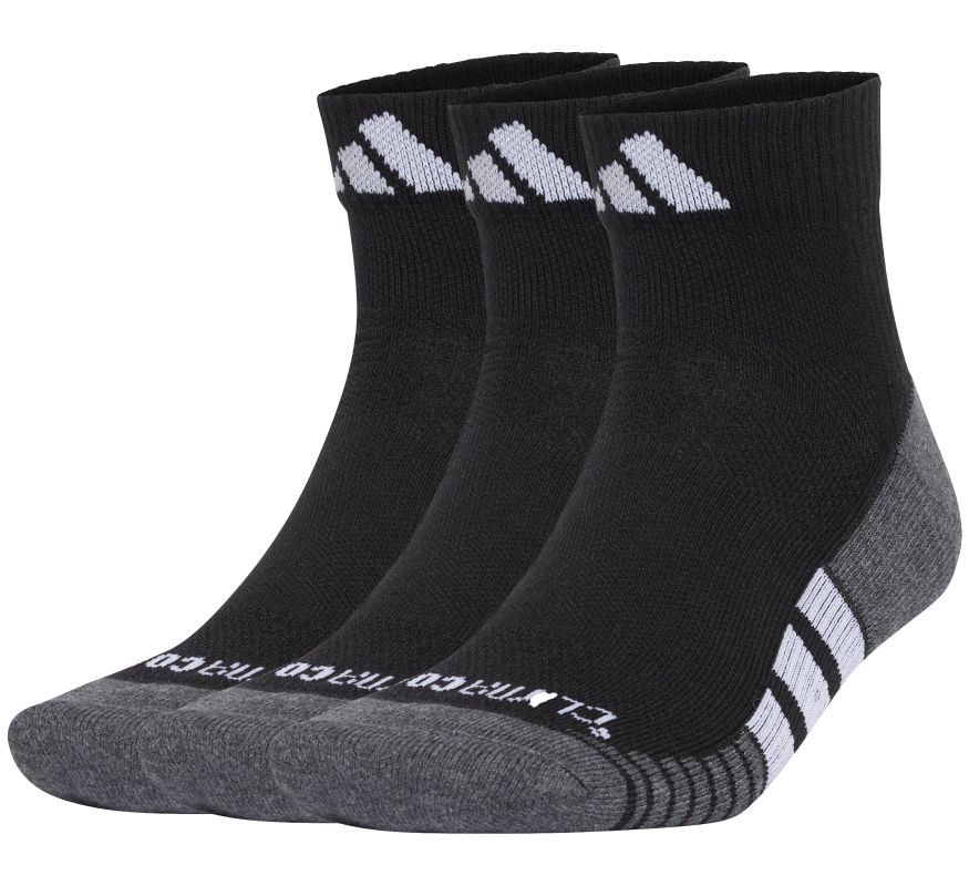 Adidas Performance Climacool Cushioned Quarter 3P - black/white