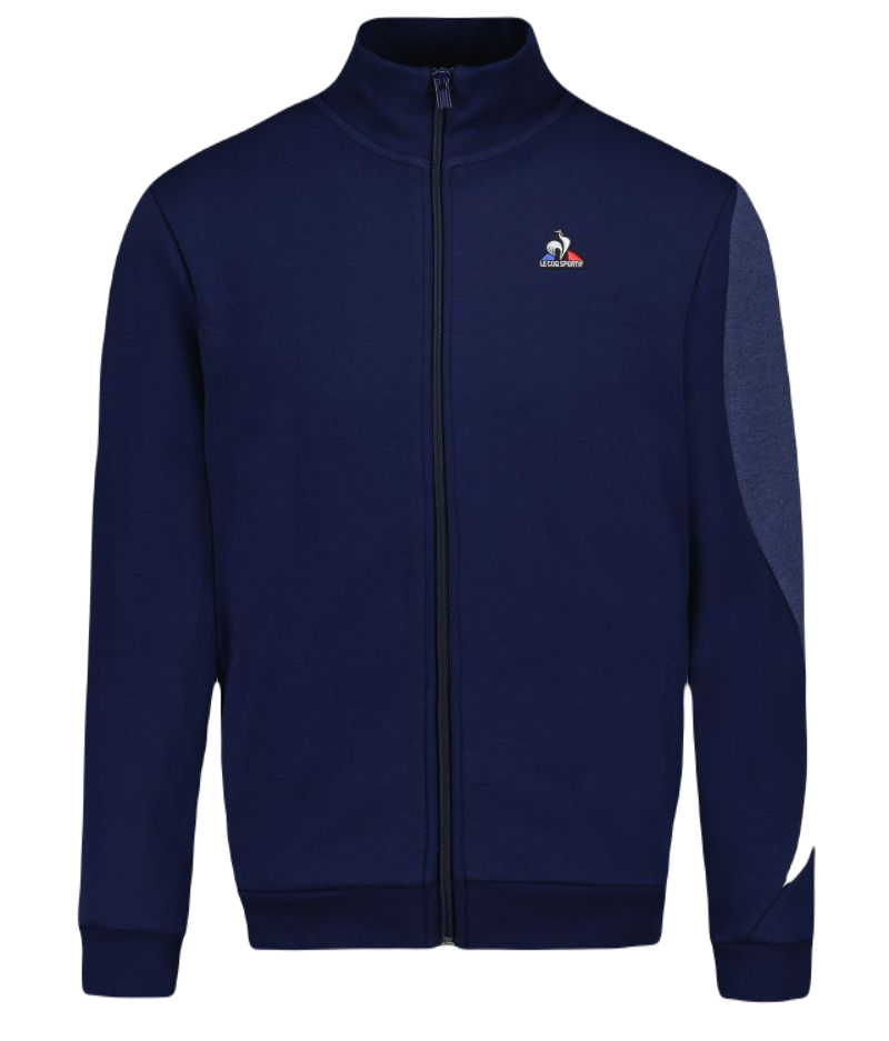 Le Coq Sportif SAISON 1 Full Zip Sweat N°1 SS23 - bleu nuit Le Coq Sportif SAISON 1 Full Zip Sweat N°1 SS23 - bleu nuit