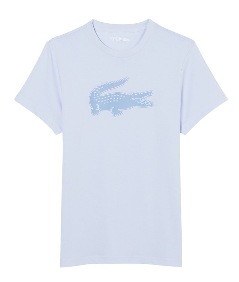 Lacoste Ultra Dry 3D Print Crocodile - light blue Lacoste Ultra Dry 3D Print Crocodile - light blue