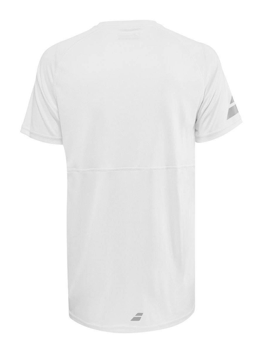 Babolat Play Crew Neck Tee Boy - white