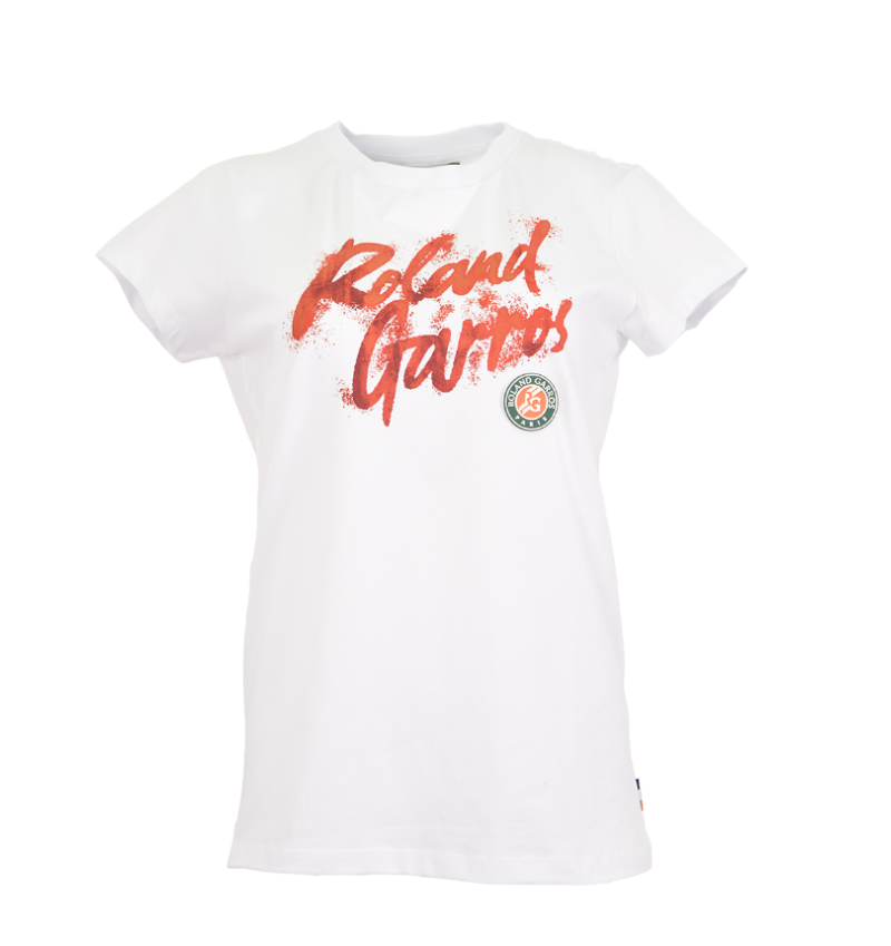 Roland Garros 2025 Graphic - white