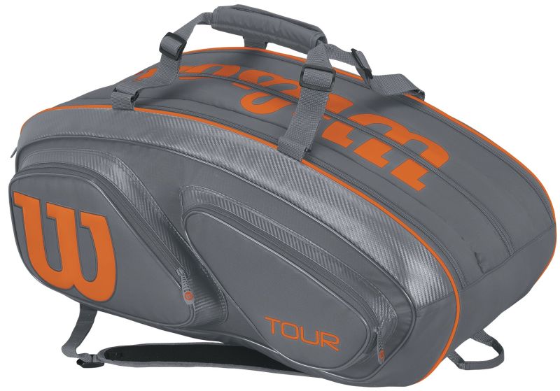 Wilson Tour V 15 Pk - grey/orange