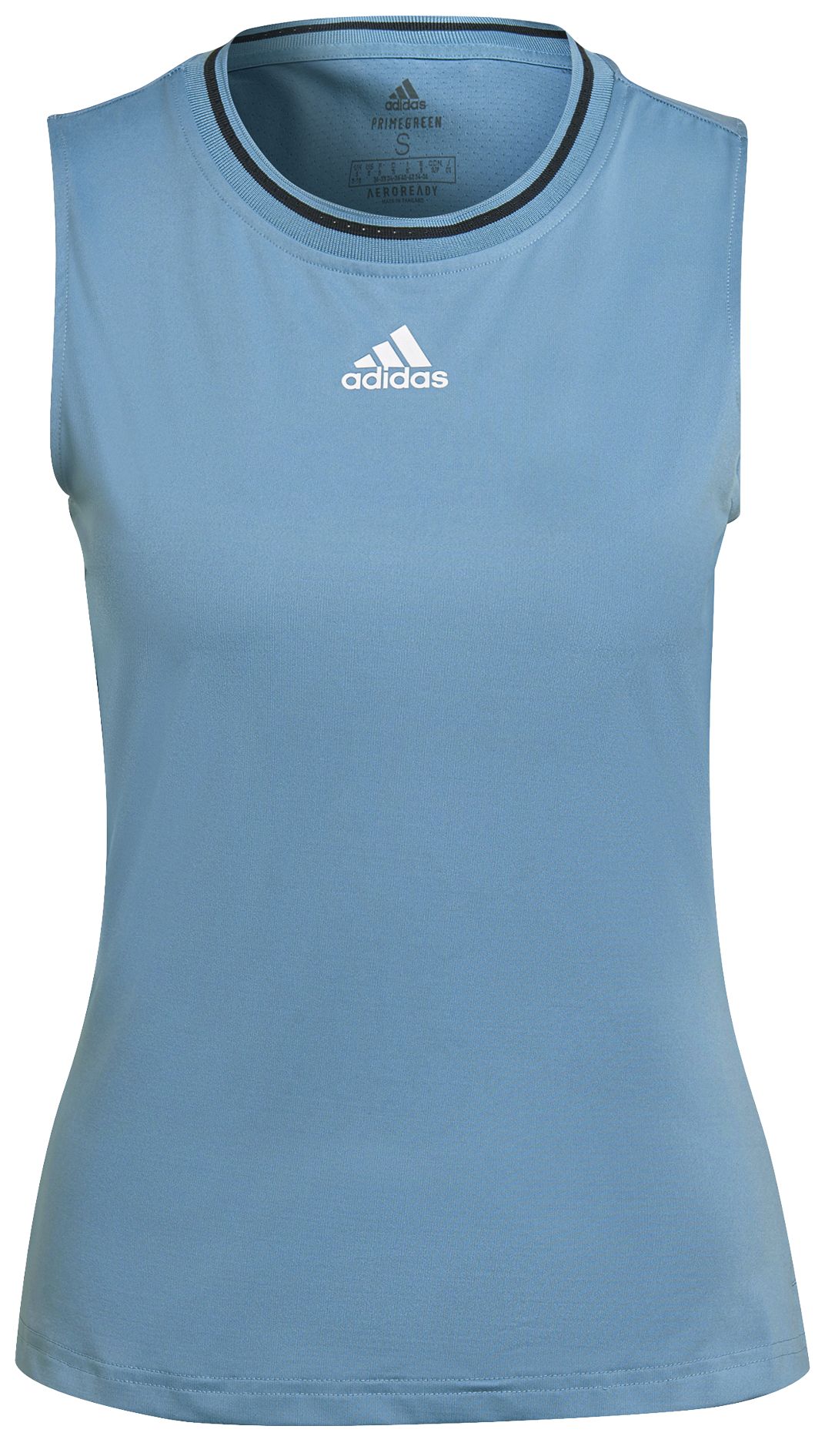 Adidas Match Tank Top W - hazy blue/white