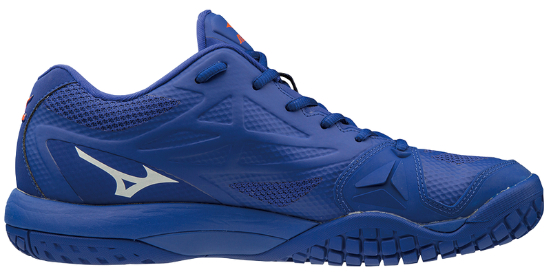 Mizuno Wave Intense Tour 5 AC - reflex blue/white/nasturtium
