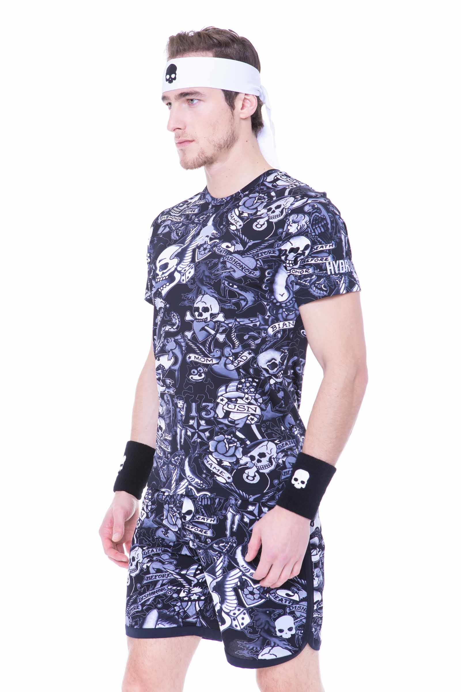 hydrogen-printed-tech-tee-black-grey-2 Hydrogen Printed Tech Tee - black/grey