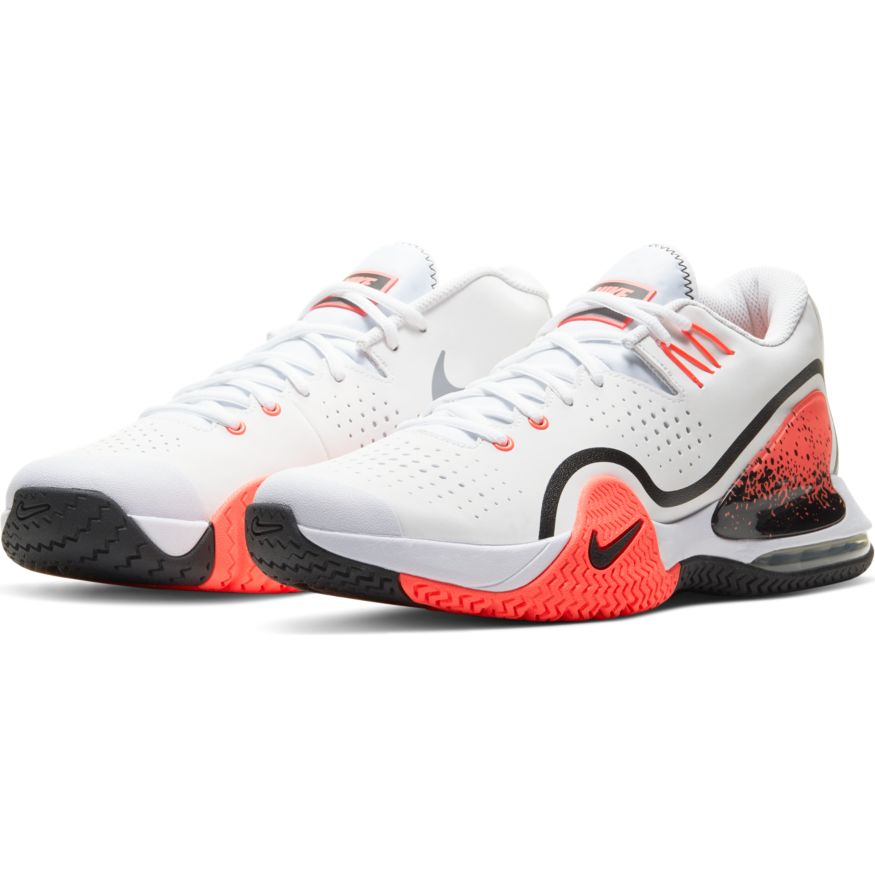 Nike Court Tech Challenge 20 - white/wolf grey/hot lava/black