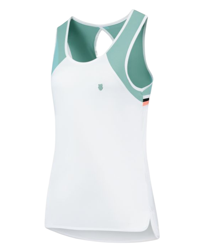 K-Swiss Tac Hypercourt Advantage Tank 3 - white/nile blue
