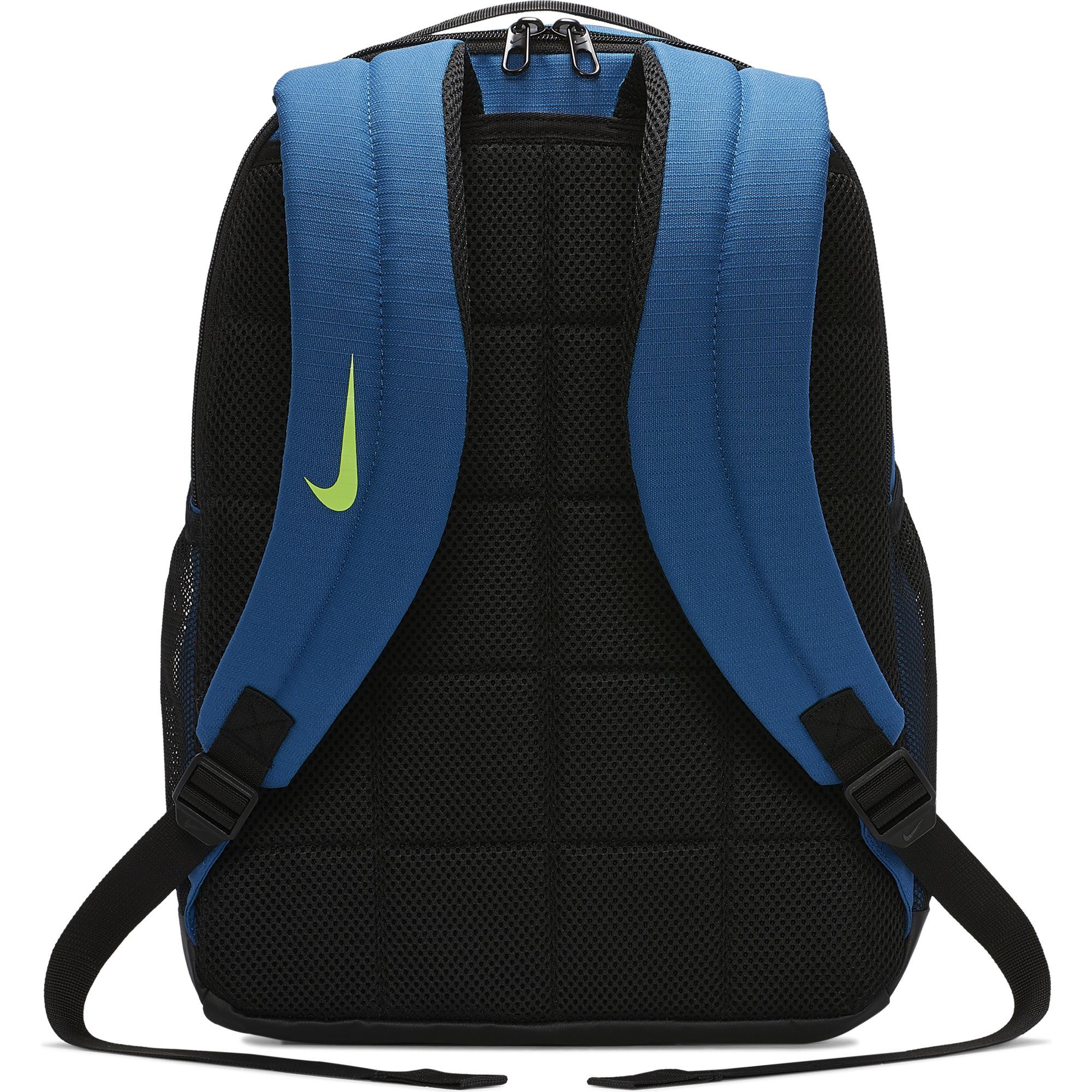 Nike Brasilia Backpack Y - industrial blue/black/ghost green