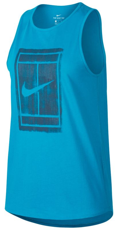 Nike Court Tank Tomboy - neo turquoise/blue force