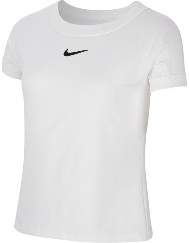 Nike Court G Dry Top SS - white/black