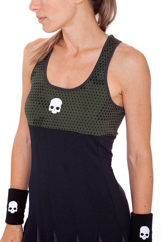 Hydrogen Tech Camo Dress - green camouflage/black