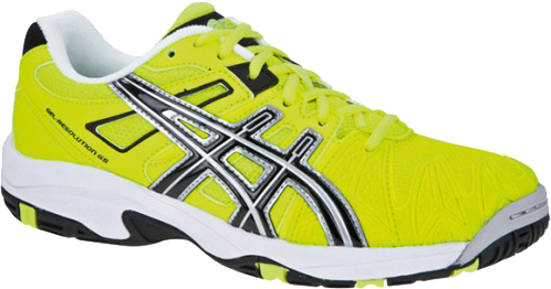asics-gel-resolution-5-gs-flash-yellow-black-silver Asics Gel-Resolution 5 GS - flash yellow/black/silver
