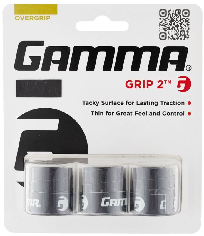 Gamma Grip 2 Overgrip black 3P