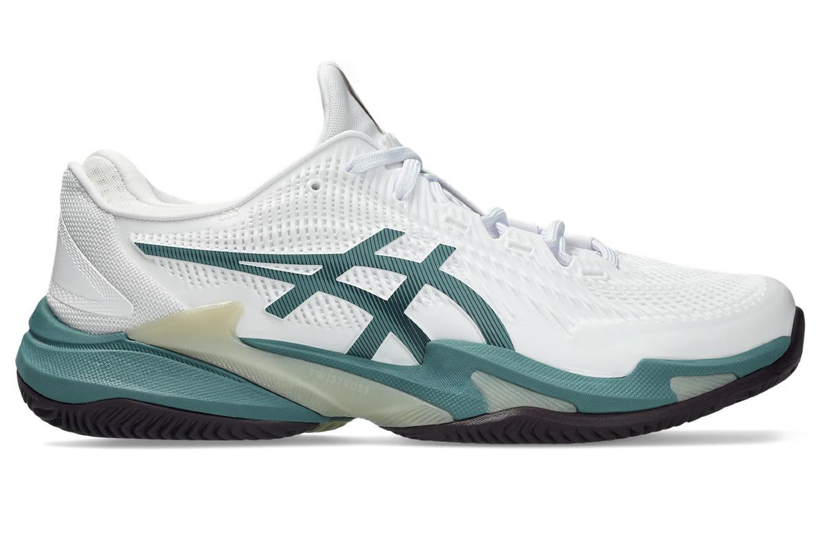 Asics Court FF 3 Clay - white/foggy teal