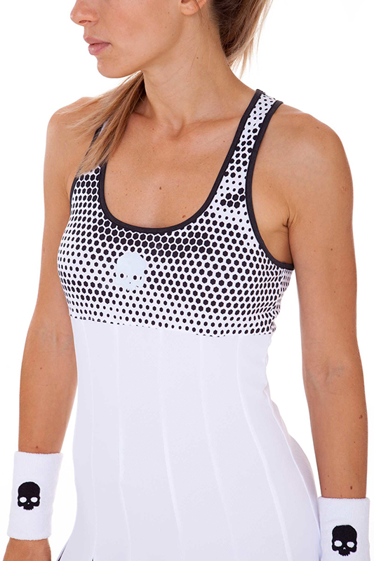Hydrogen Tech Camo Dress - white camouflage/white