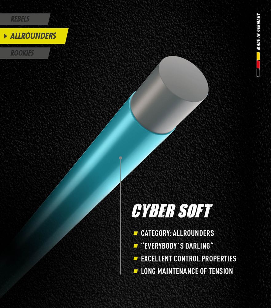 topspin-saiten-cybersoft-220m-vorne Topspin Cyber Soft (220m) - turquoise