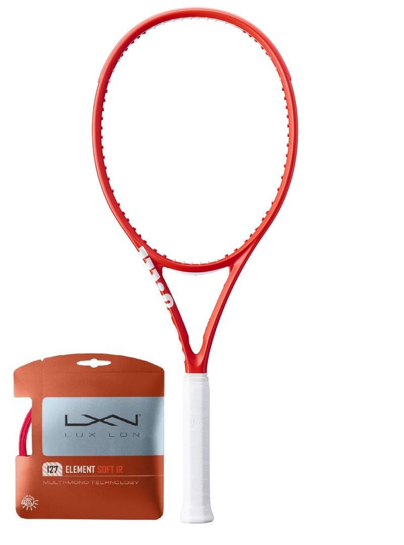 Wilson Clash 100 V3 Reverse - infrared + racordaje Wilson Clash 100 V3 Reverse - infrared + racordaje