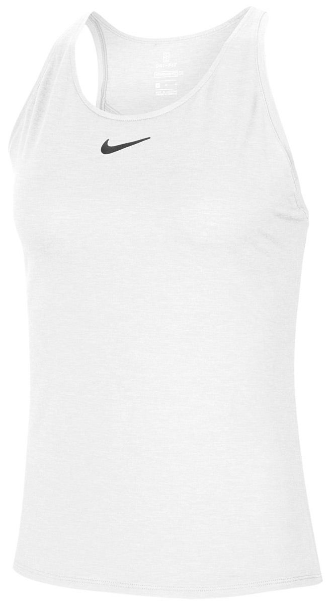 Nike Court W Dry Elevated Essential Tank - white/black Nike Court W Dry Elevated Essential Tank - white/black