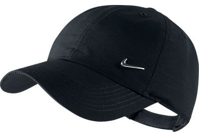 Nike Heritage 86 Metal Swoosh YTH - black/metallic silver