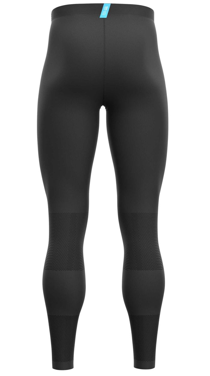 AM00024B-BLACK_01 Compressport Run Under Controll Tights - black
