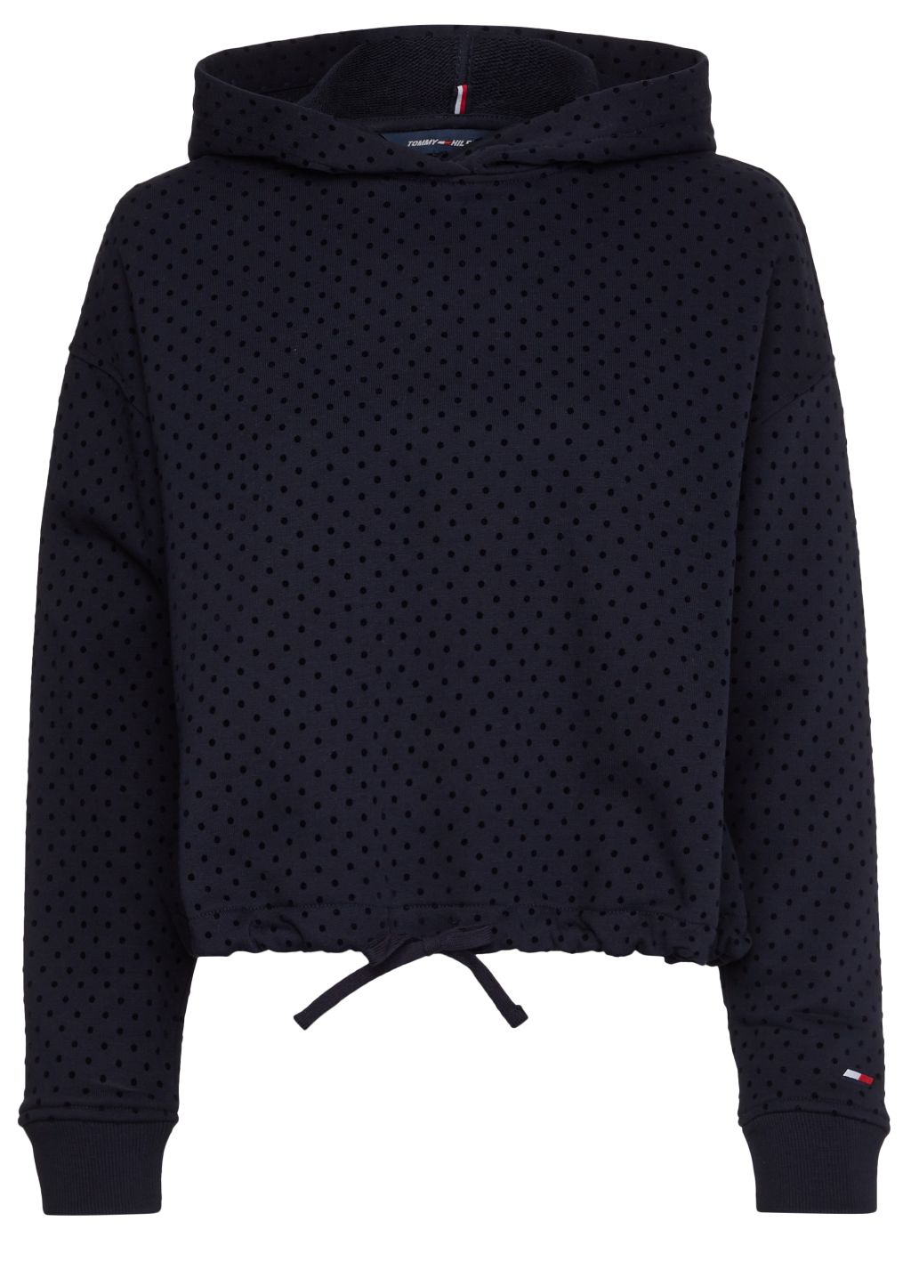 Tommy Hilfiger Relaxed Polka Dot Hoodie - desert sky polka dots