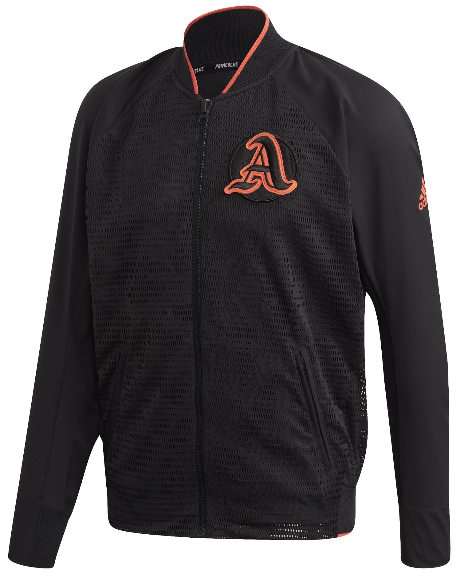 Adidas VRCT Primeblue Jacket M - black/true orange Adidas VRCT Primeblue Jacket M - black/true orange