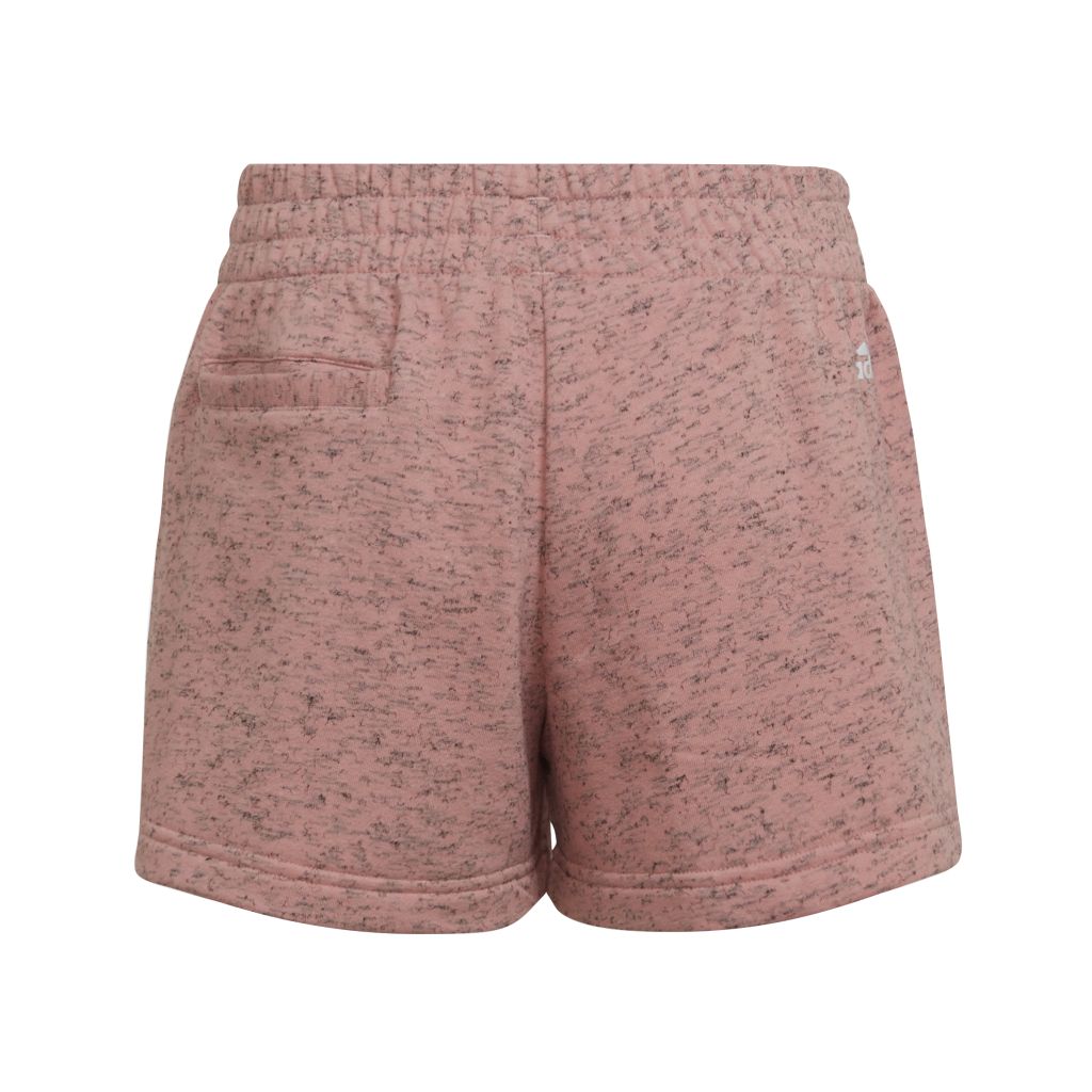 Adidas Girls 3Bar Short - wonmau/white